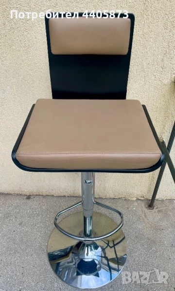 Кожен стол за бар плот , снимка 1