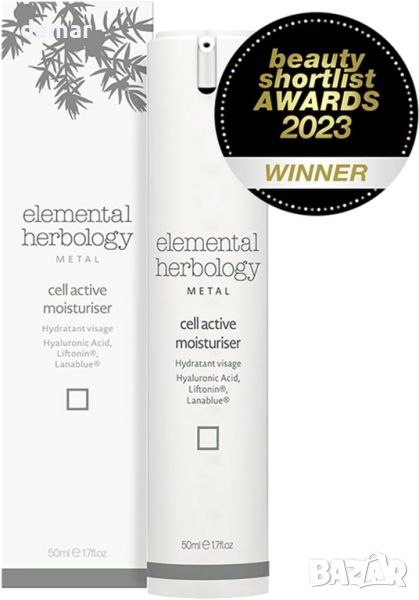 Elemental Herbology Cell Active Moisturiser, 50 ml - Овлажняващ крем, снимка 1