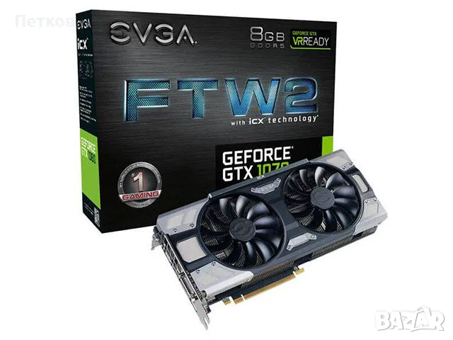 видео карта EVGA GeForce GTX 1070 FTW2 GAMING 08G, снимка 9 - Видеокарти - 48827133