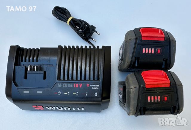 Wurth ABS 18 Compact - Безчетков винтоверт 2х18V 4.0Ah, снимка 6 - Винтоверти - 45769769