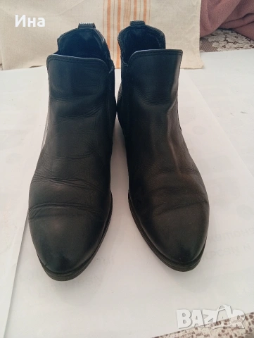 Дамски боти н.36 черни естеств. кожа, снимка 2 - Дамски боти - 53705422
