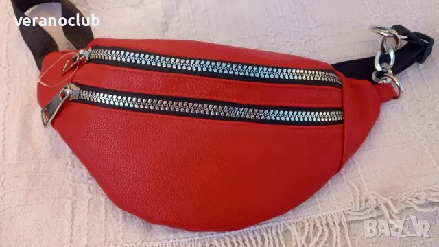 Модерна дамска паласка Червена Нова, снимка 3 - Чанти - 50149372