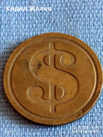 Два стари жетона токен за игрални автомати за КОЛЕКЦИЯ ДЕКОРАЦИЯ 42639, снимка 3 - Други ценни предмети - 49808290