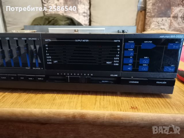 Стерео усилвател Blaupunkt MA-5650, снимка 3 - Ресийвъри, усилватели, смесителни пултове - 46553094