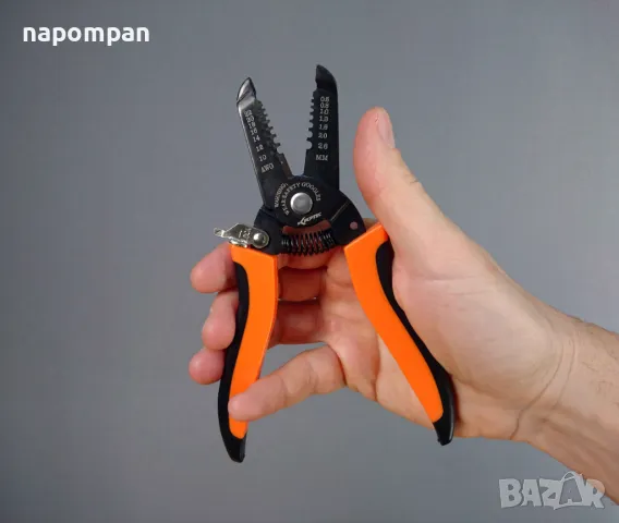 Пълен Комплект Клещи за Кримпване на Кабелни Обувки със Сменяеми Накрайници, снимка 3 - Клещи - 49892338