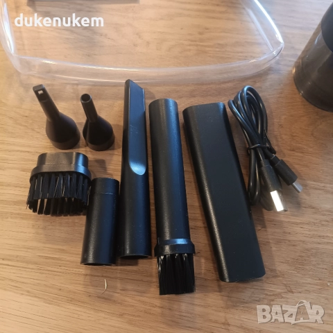 Електрическа прахосмукачка с компресиран въздух 3-в-1 – безжична, 3 скорости, LED светлина, снимка 8 - Прахосмукачки - 52748140