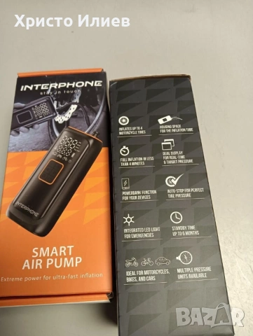 Мини Компресор air pump power bank преносим компресор 4000 mAh, снимка 7 - Аксесоари и консумативи - 53593777