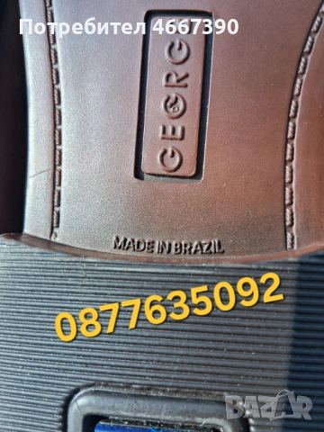 Елегантни Бразилски мъжки обувки от естествена кожа тип Мокасини, снимка 3 - Официални обувки - 53732804