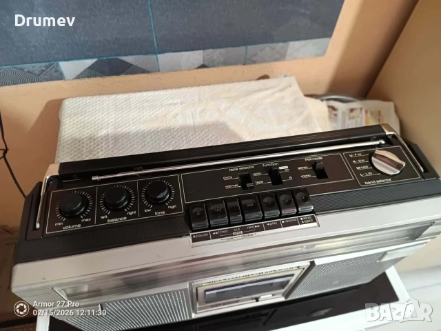 Продавам касетофон Sharp GF6060, снимка 3 - Аудиосистеми - 53486580