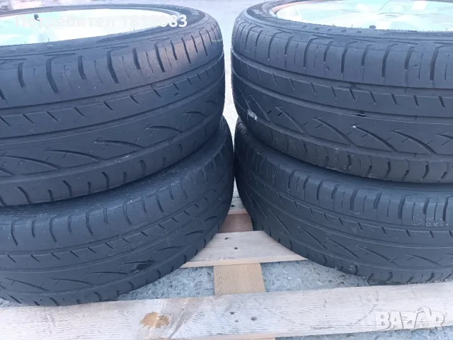 Лети джанти 16ки 5х112 VW + летни гуми 205/55/16 Hankook, снимка 11 - Гуми и джанти - 48107854