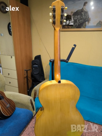 Арчтоп китара Hofner Senator guitar - 1960 - natural maple finish, снимка 5 - Китари - 51932786