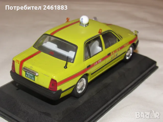 1/43 Toyota Crown Tokyo Taxi 1998, снимка 4 - Колекции - 47480216