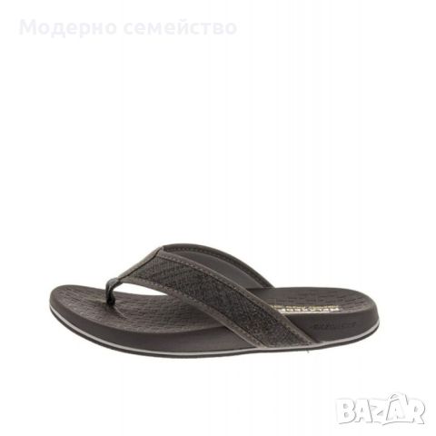 Мъжки джапанки skechers pelem belago flip flops brown, снимка 3 - Джапанки - 46703585