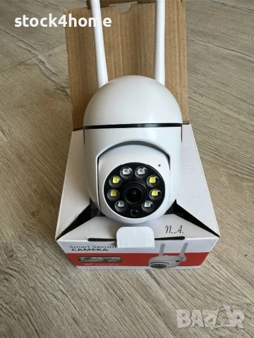 4 Броя Охранителна камера за наблюдение, Wi-Fi, 2.4G, бяла, снимка 4 - Комплекти за видеонаблюдение - 52286872
