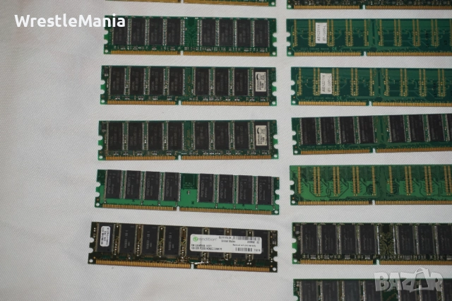 17 DDR RAM ПАМЕТ Тествана и Работеща за Настолен Компютър, снимка 11 - RAM памет - 51956230