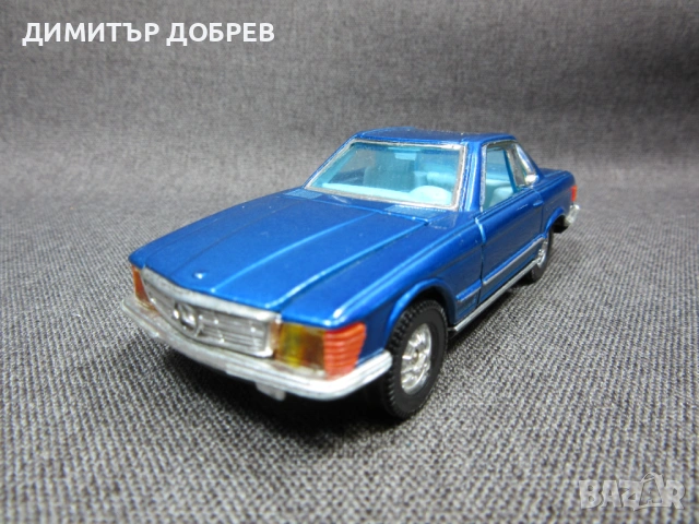 1/43 СТАРА РЕТРО МЕТАЛНА КОЛИЧКА МАЩАБЕН МОДЕЛ MERCEDES-BENZ 350 SL CORGI TOYS