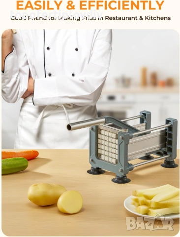 Резачка за картофи Fohere Potato Cutter 3 остриета, снимка 9 - Кухненски роботи - 54143727