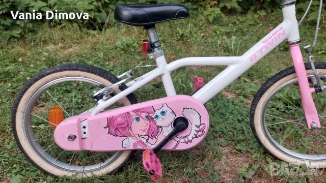 Детски велосипед B'TWIN Docto Girl 16", снимка 5 - Велосипеди - 45658860