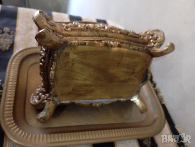 Барокова кутия за бижута с поднос, снимка 6 - Други ценни предмети - 52933721