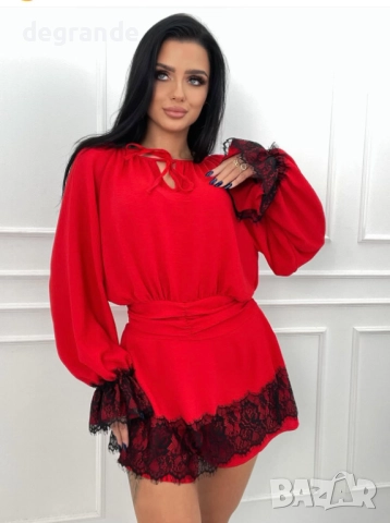 ШОК ЦЕНА САМО 45лв Дамски Гащеризон в Черно Червено  Кафяво, снимка 2 - Гащеризони - 52842660