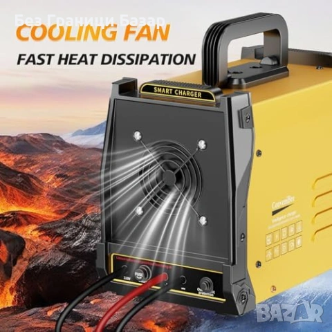 Новo Смарт зарядно за акумулатори кола 12V 24V 15A AGM EFB Deep Cycle , снимка 7 - Друга електроника - 54042202