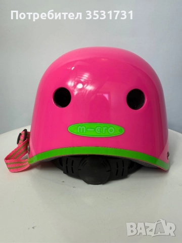 Micro розова каска за момиче, снимка 5 - Ролери, кънки - 51873123