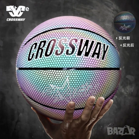 Баскетболна топка с холографна повърхност, снимка 9 - Баскетбол - 53397523