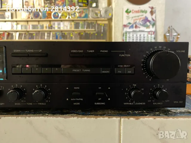 Тунер-Усилвател DENON DRA-350, снимка 3 - Ресийвъри, усилватели, смесителни пултове - 49347843