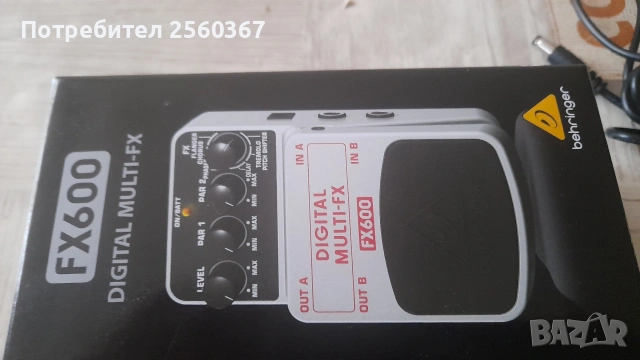 продавам ефект за китара Беринджър FX600