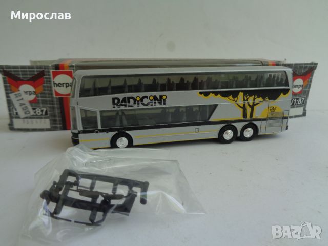  HERPA 1:87 H0 SETRA АВТОБУС МОДЕЛ КОЛИЧКА , снимка 2 - Колекции - 46183679