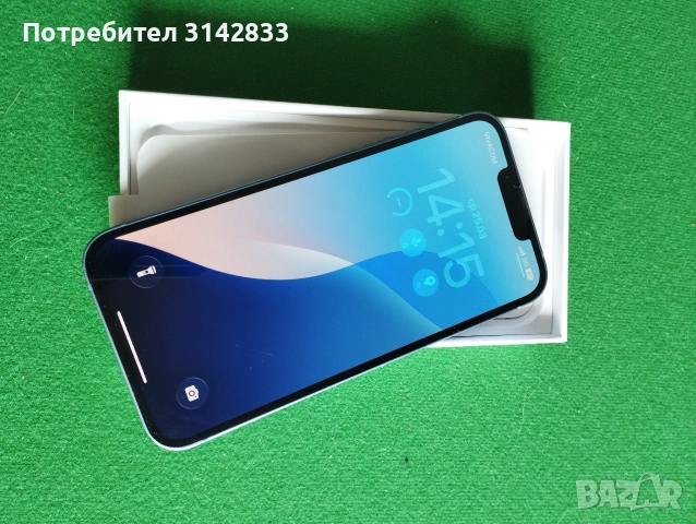 -Като Нов-iPhone 14 Blue 128GB, снимка 3 - Apple iPhone - 53972784