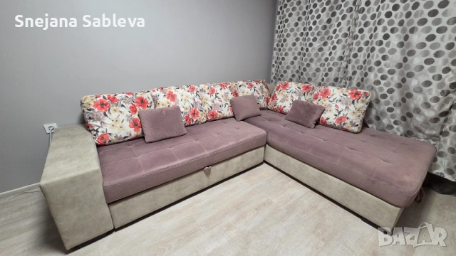 Продавам диван-спалня с ракла., снимка 3 - Дивани и мека мебел - 53745056