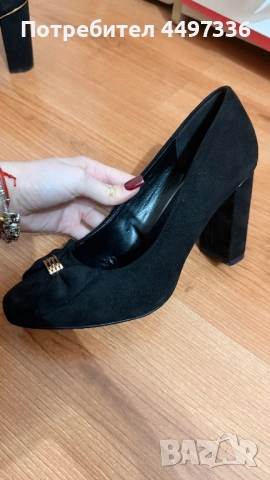 Черни токчета Jenny Fairy, снимка 5 - Дамски обувки на ток - 53099942
