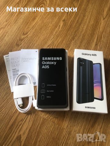 Samsung A05 64Gb 4GB RAM черен, снимка 1 - Samsung - 46130479