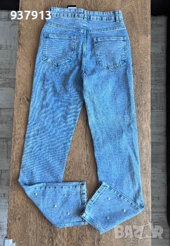 Дамски сини дънки , снимка 3 - Дънки - 51429650