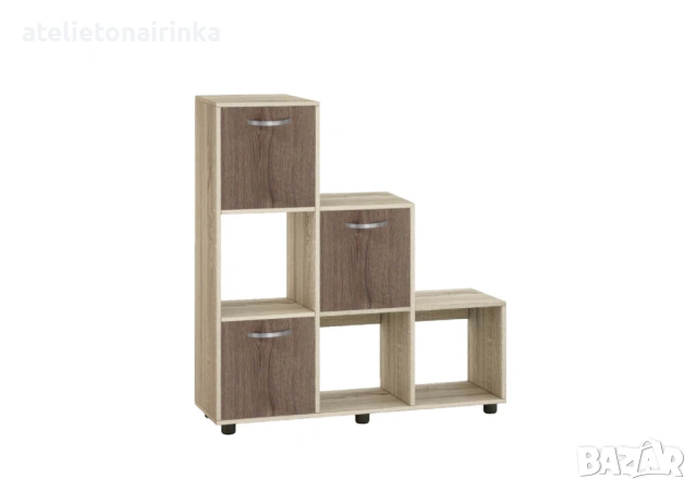 Етажерка Кубо 6 с три вратички постформинг, снимка 5 - Етажерки - 46452283