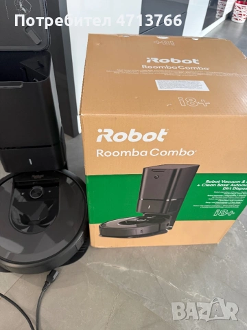 Прахосмукачка-робот IROBOT Roomba Combo I8+ 857840, 0.27l, 14.4v
