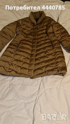 Пухено яке GEOX кафяво- златисто