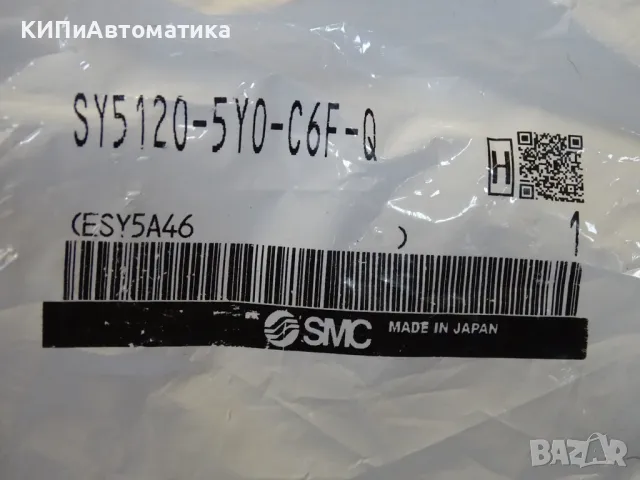 пневматичен разпределител SMC SY5120-5Y0-C6F-Q Solenoid Valve 24VDC, снимка 3 - Резервни части за машини - 47673049