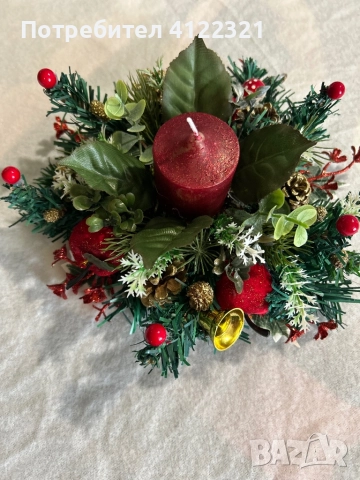 Коледни свещници ботушчета, снимка 4 - Коледни подаръци - 52255020