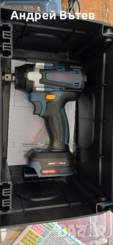 Нов ударен гайковерт KRAFT TWORLD 850N/m, снимка 4 - Винтоверти - 53769156