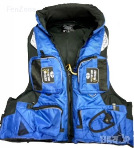 Рибарска плуваща жилетка с яка