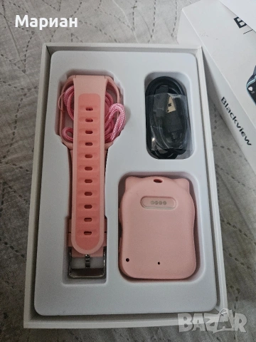 Детски смарт часовник Blackview BVZ30, 1.75'', розов, снимка 6 - Смарт часовници - 53659315