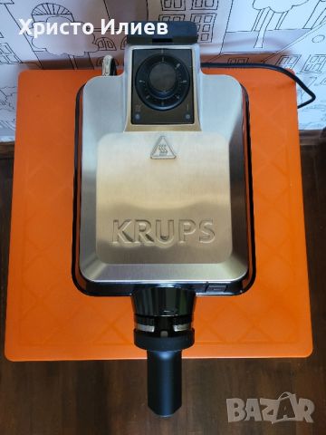 Професионален гофретник Krups FDD95D 1200W въртяща се функция за белгийски гофрети, снимка 12 - Гофретници - 46342757