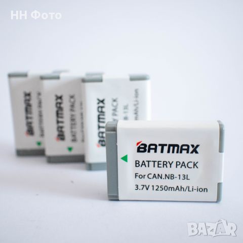 Батерия NB-13L за Canon G7 X Mark II , G5 X Mark II , G7 X Mark III, снимка 1 - Батерии, зарядни - 46302866