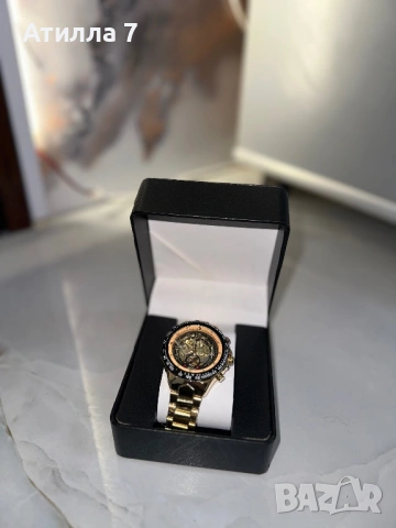 Winner - луксозен мъжки мъжки автоматичен часовник с видим механизъм, снимка 10 - Мъжки - 54166608