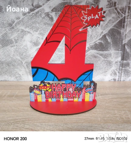 Четворка за рожден ден Спайдър мен