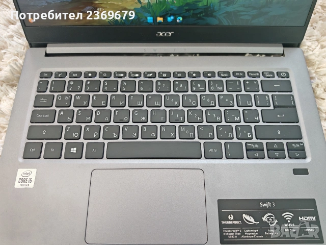Acer swift 3 sf314, снимка 2 - Лаптопи за работа - 53880759