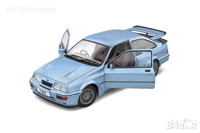 FORD SIERRA RS500 BLUE 1987 1:18 Solido, снимка 4 - Колекции - 48622670