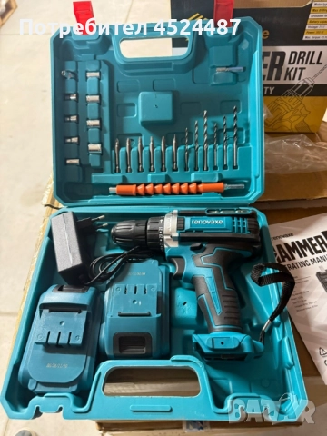 Комплект бормашина с двойна батерия и безчетков мотор за точност и мощност във всеки детайл, снимка 6 - Бормашини - 52295880